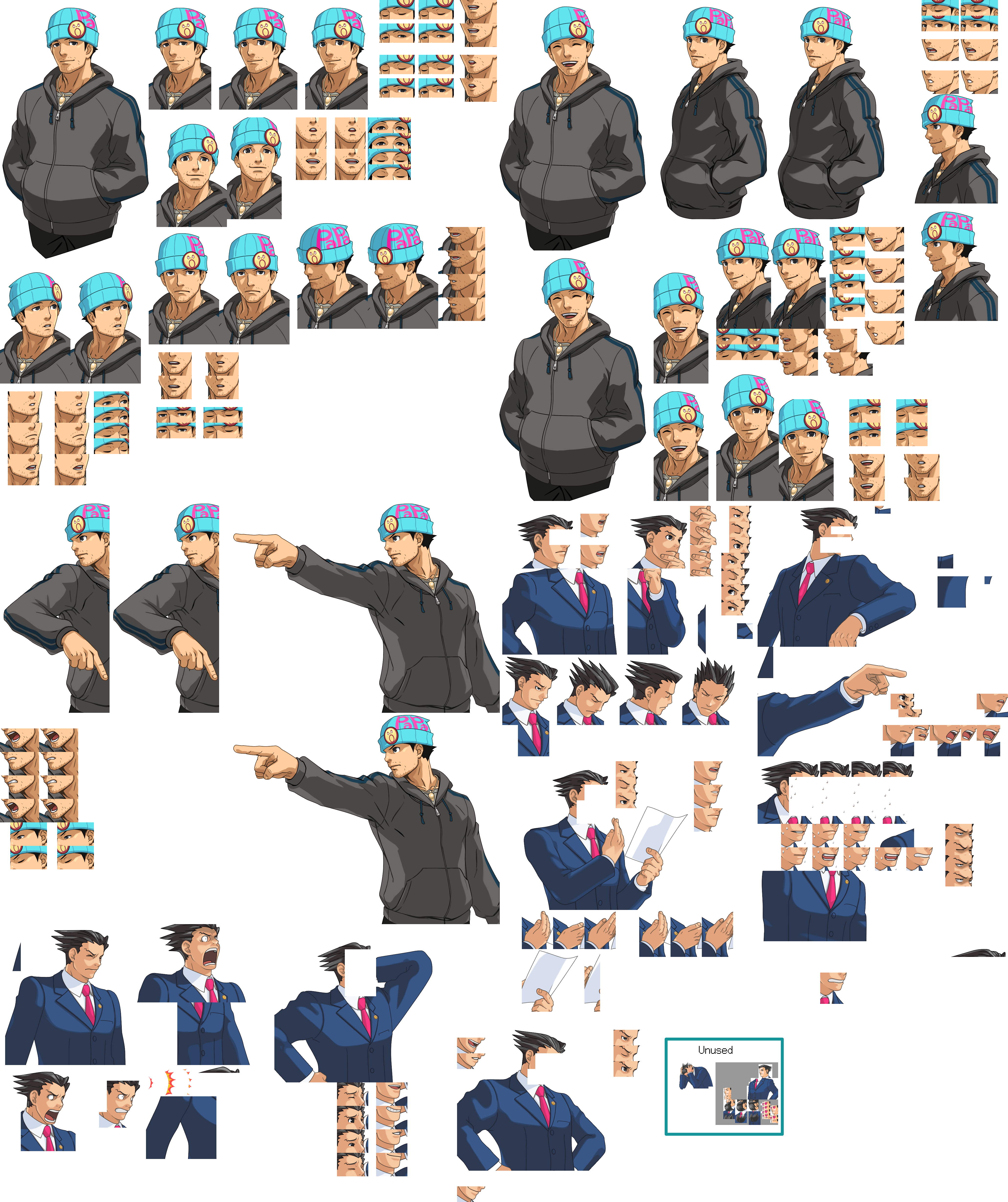 Click For Full Sized Image Phoenix Wright - Phoenix Wright And Apollo Justice (4122x4914), Png Download