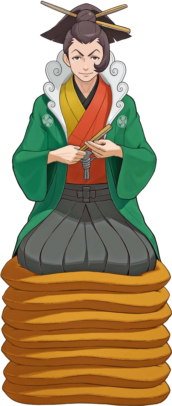 Image - Ace Attorney Uendo (594x1333), Png Download