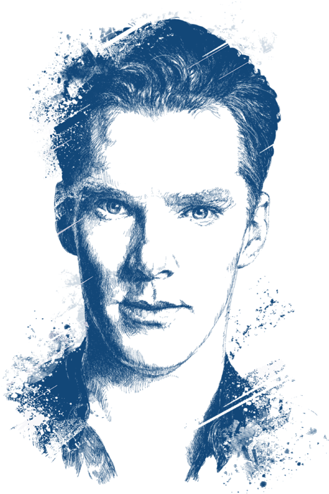 Benedict Cumberbatch - Benedict Cumberbatch Art (525x700), Png Download