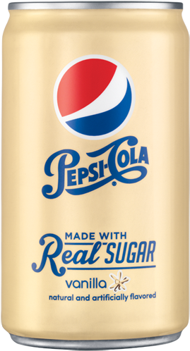 Pepsi-cola Vanilla Made With Real Sugar - Pepsi Cola, Vanilla - 12 Fl Oz (300x700), Png Download