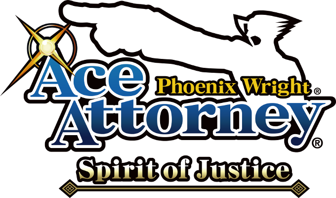 Ace Attorney - Phoenix Wright Ace Attorney Spirit Of Justice Logo (680x400), Png Download