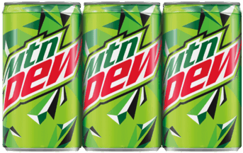 Pepsi-cola® Mini Cans - Mountain Dew Mini Can (348x348), Png Download