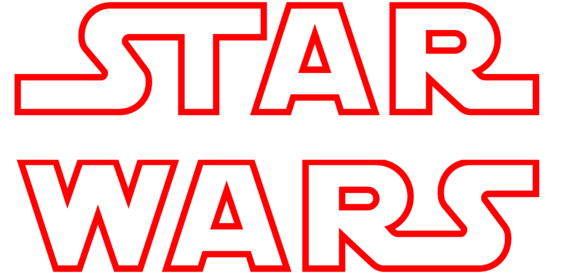 The Last Jedi Transparent Logo - Logo De Star Wars (640x292), Png Download