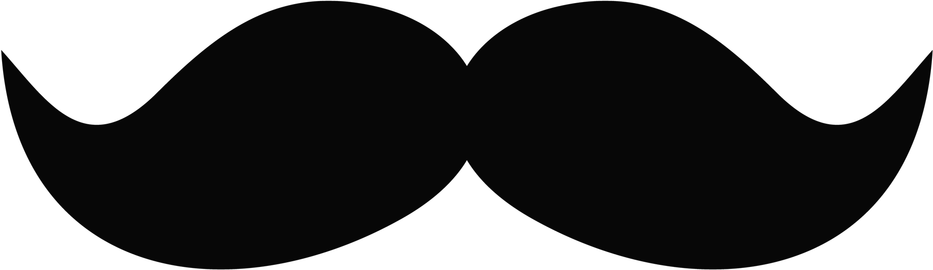 Mustache Png Transparent - Maustage Png (2000x982), Png Download