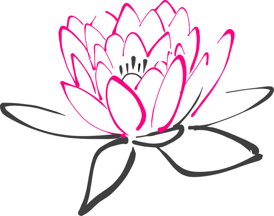 Graphics For Spa Clip Art Graphics - Black Lotus Png (915x720), Png Download