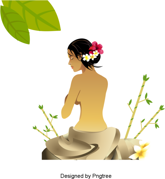 Beautiful Cartoon Lovely Hand Painted Beauty Beauty - Illustration (640x640), Png Download