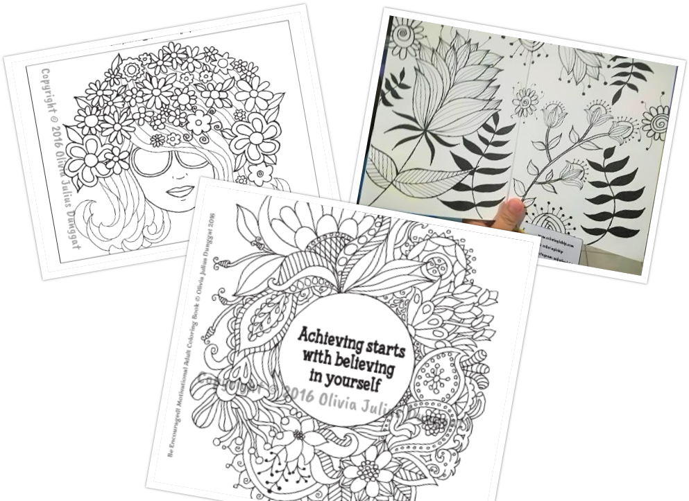 You Can Also Color Your Doodles Like This - Drawing (1024x768), Png Download