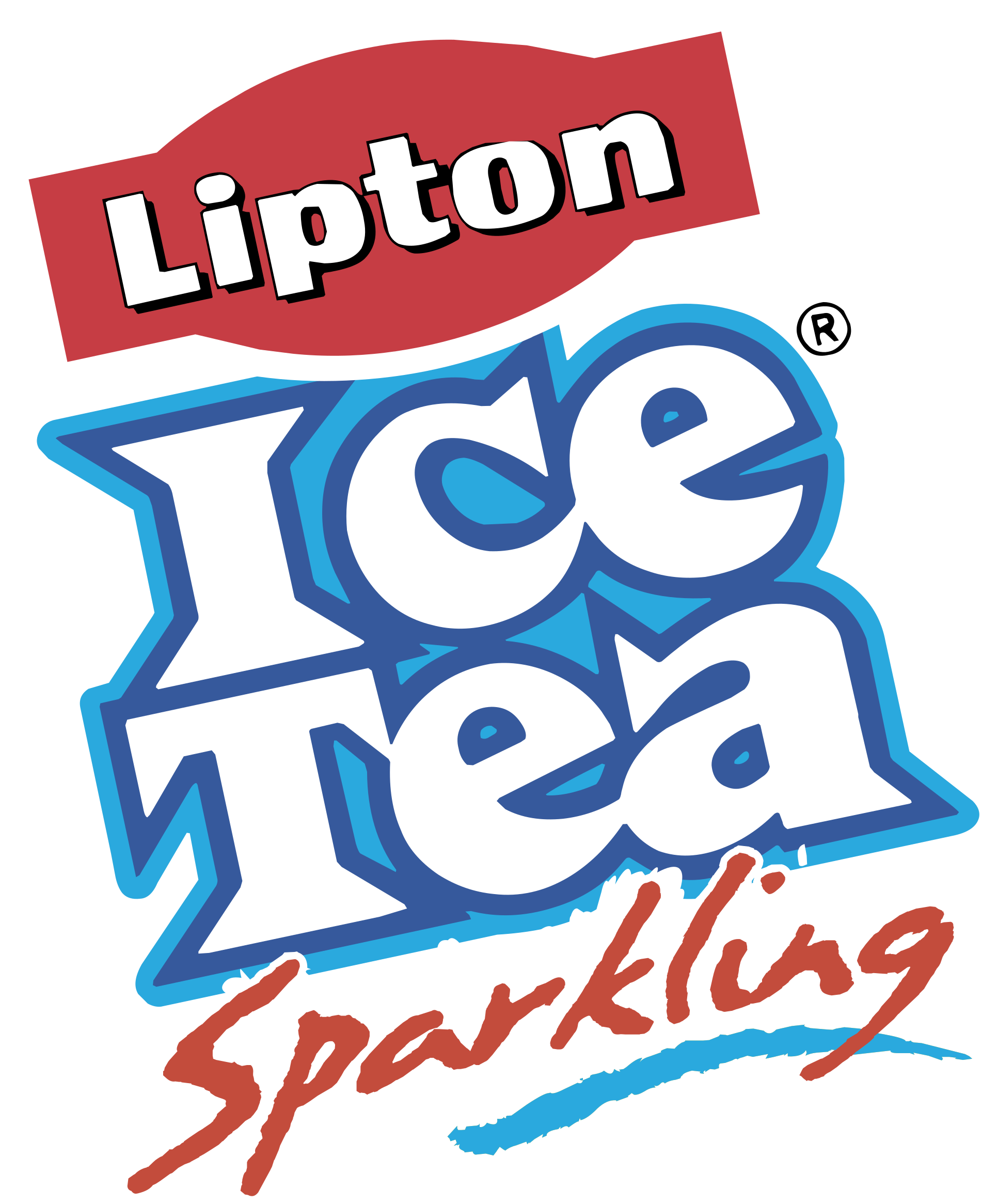 Ice Tea Sparkling Logo Png Transparent - Lipton Ice Tea (2400x2400), Png Download