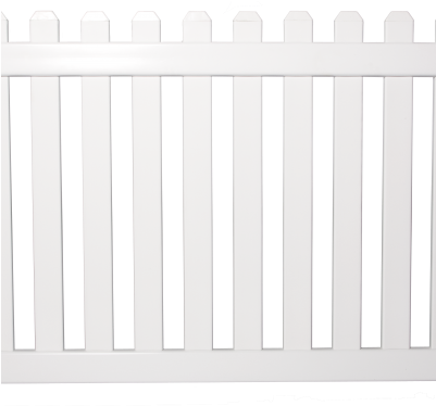 White Picket Fence - Picket Fence (400x400), Png Download