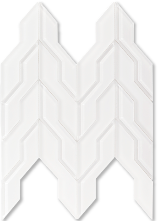 Arctic White Zigzag - Architecture (1000x912), Png Download