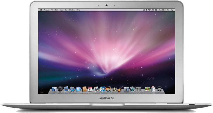 Build To Order Options And Accessories For The Macbook - Mac Book Air 2010 (800x449), Png Download