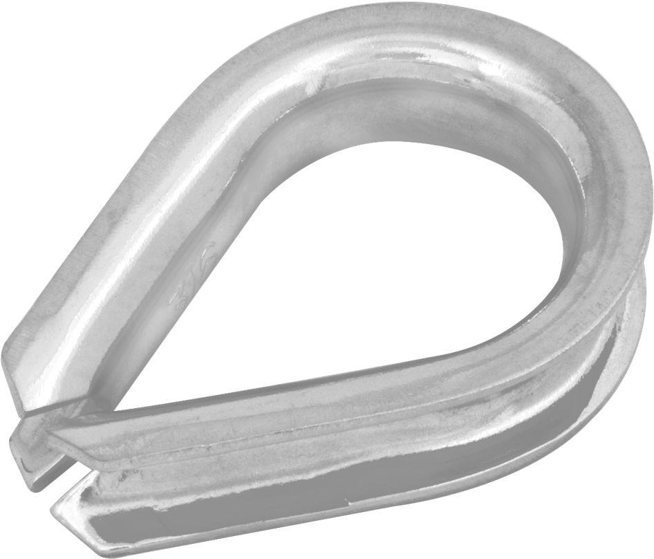 Wire Rope Thimbles- Standard (1000x869), Png Download