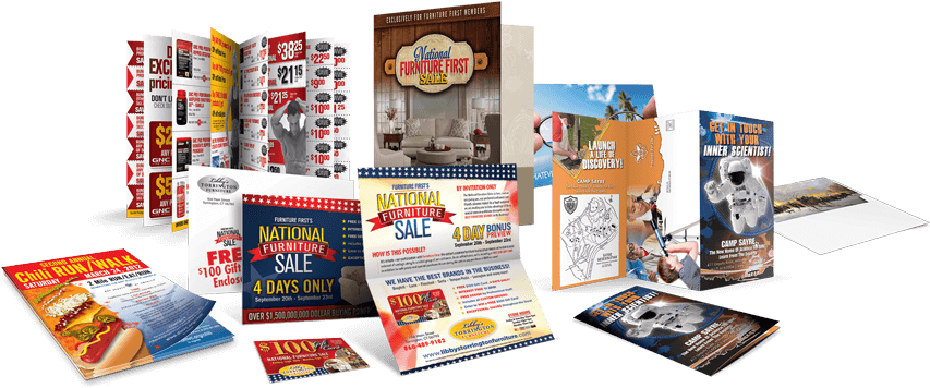 Direct Mail Printing & Commercial Printing (900x363), Png Download