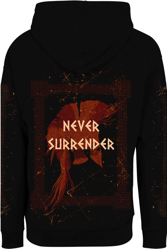 Sparta Sabaton Zip Hoodie Backside (800x800), Png Download