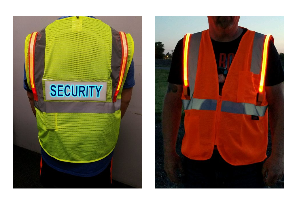 Optic-fiber Safety Vest (1024x768), Png Download