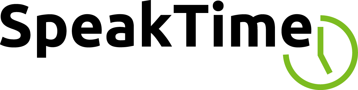 Speak Time (1181x298), Png Download