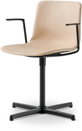 Pato Swivel Armchair Fully Upholstered By Fredericia (1000x554), Png Download