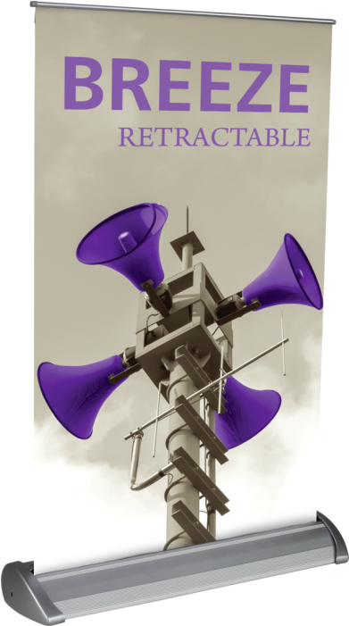 Breeze 2 Retractable Banner Stand (700x700), Png Download