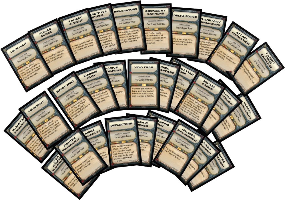 Edge Of Extinction Combat Cards (1024x719), Png Download