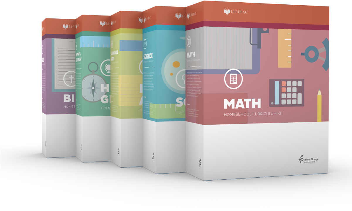 Lifepac® 5th Grade 5-subject Set (1200x1200), Png Download