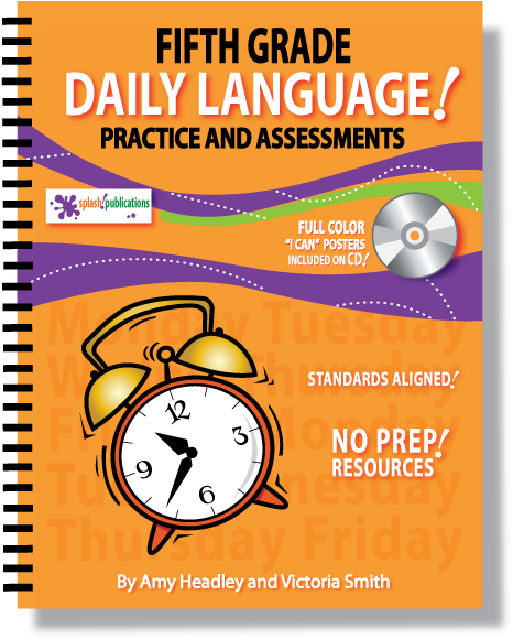 Fifth Grade Daily Language Practice (501x617), Png Download