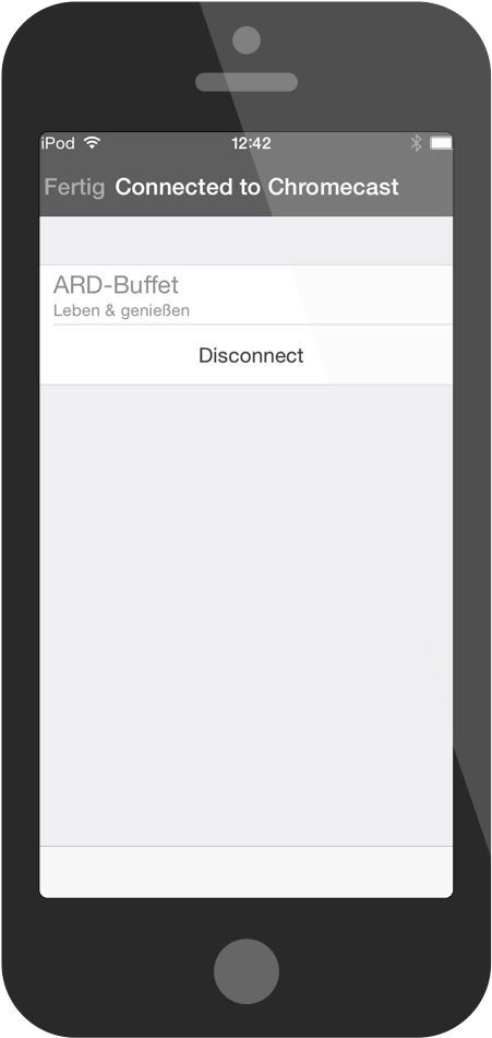 To Disconnect Go To The Cast Icon Again And Tap Disconnect (540x960), Png Download