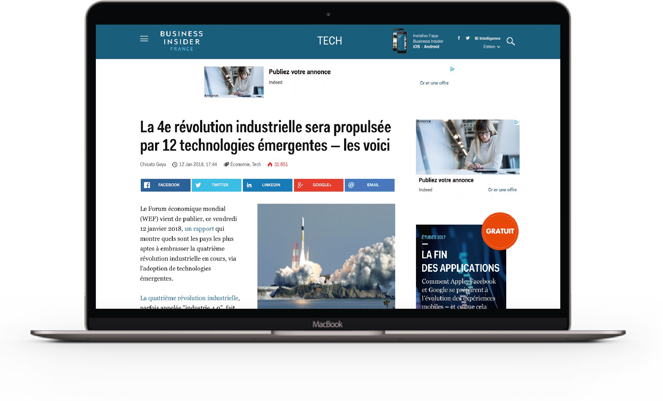 Conçu À L'ère Digitale, Business Insider France Intègre (2233x1352), Png Download