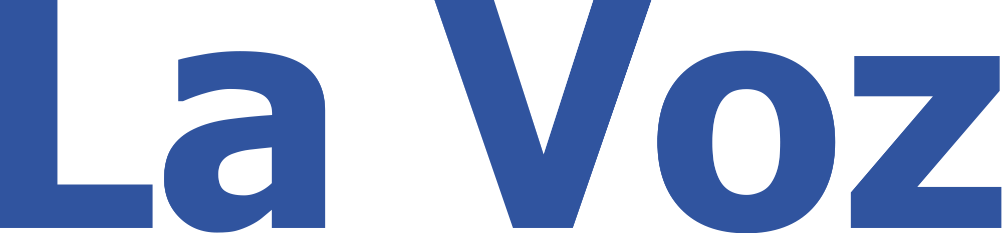 Newspaper La Voz Logo Transparent Png Stickpng Rh Stickpng (2000x466), Png Download