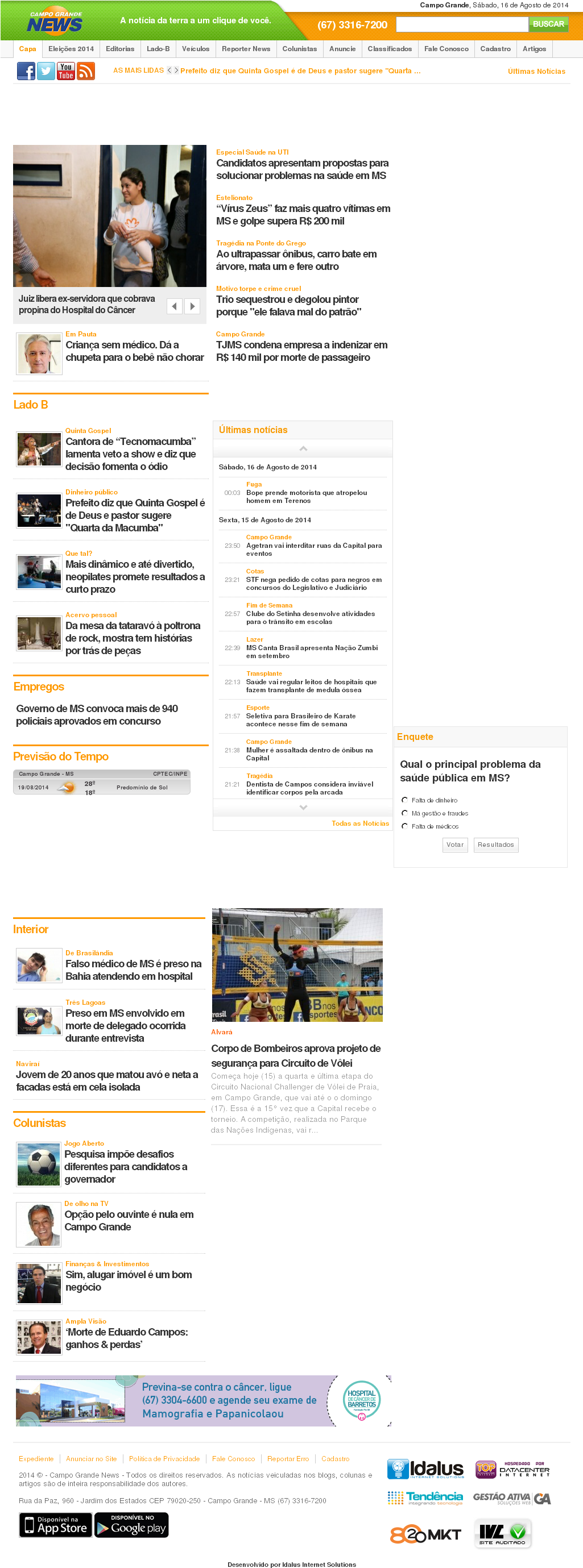 Campograndenews Competitors, Revenue And Employees (1024x2842), Png Download