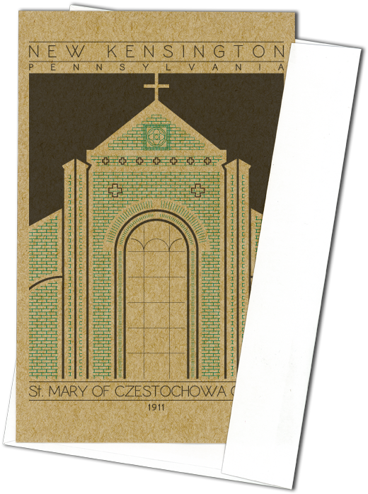 Saint Mary Of Czestochowa Church (576x721), Png Download