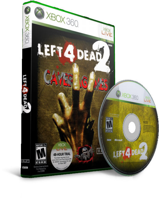 Left 4 Dead 2 [xbox 360] ~ Caveiragamesblog (665x768), Png Download