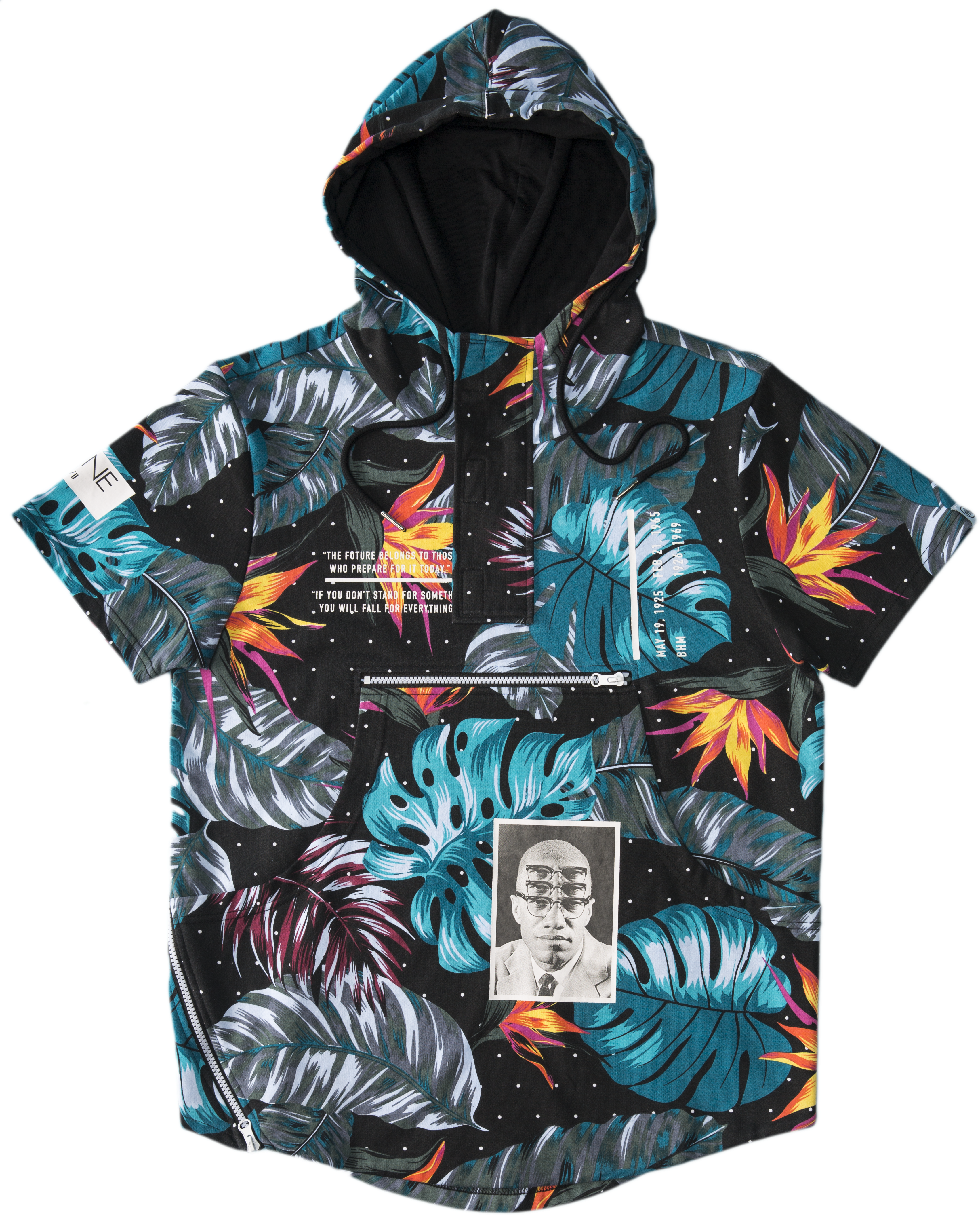 Floral Print Pullover Hoodie (3456x4260), Png Download
