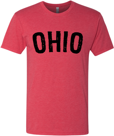 Ohio Grunge Tee (580x580), Png Download