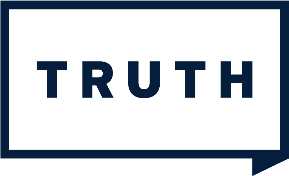 Tru Outline Logo Blue 2x Bottom Spacer (962x684), Png Download
