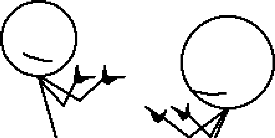 Finger Guns - (1024x576), Png Download