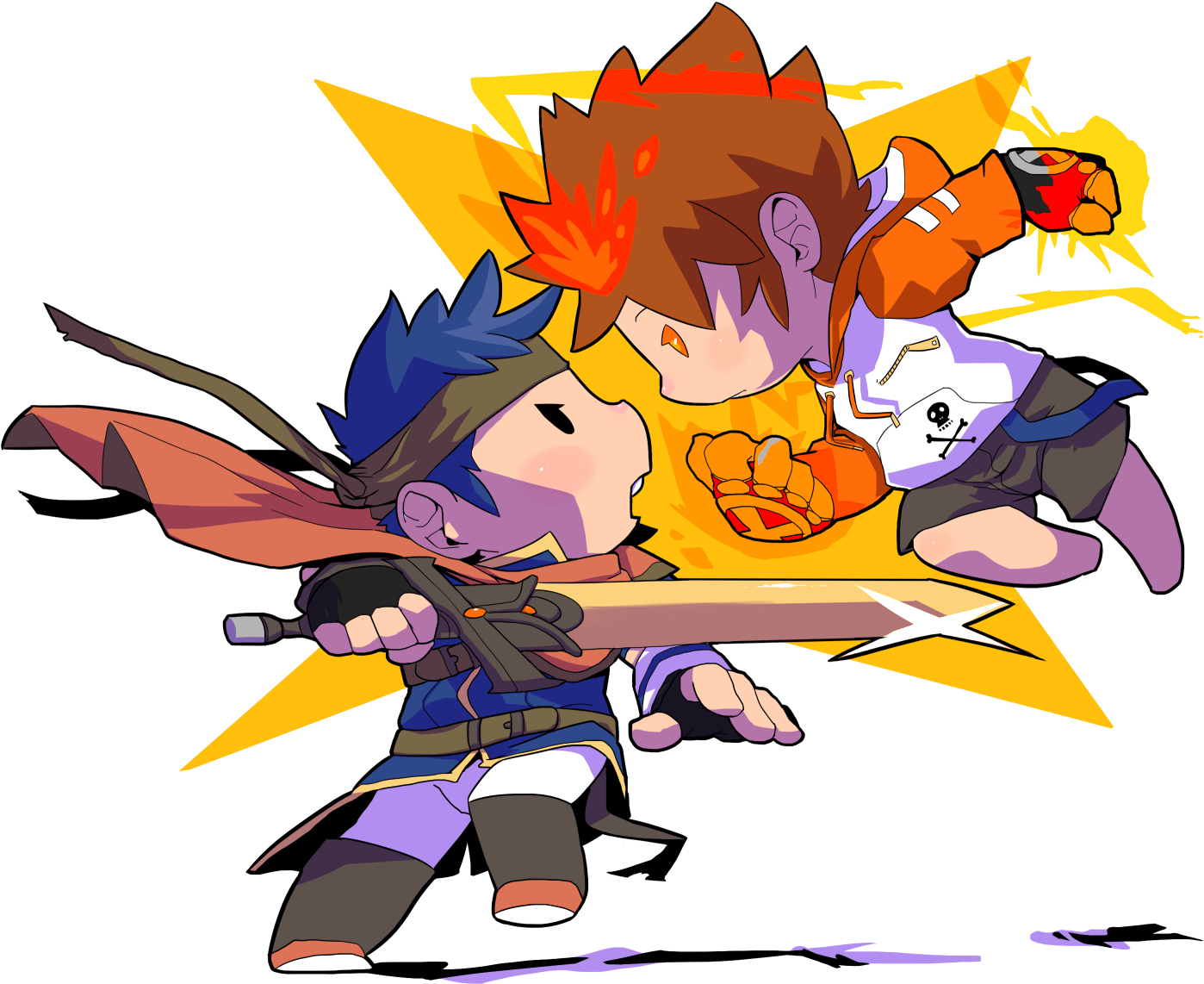 Tsuna Vs Ike (1446x1178), Png Download
