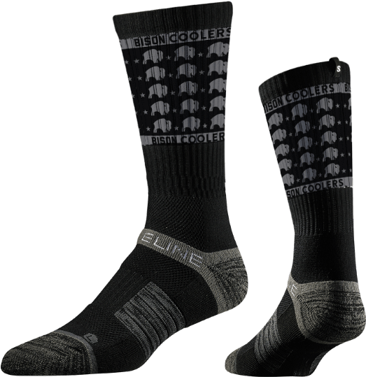 "bison Stars" Socks By Strideline (580x538), Png Download