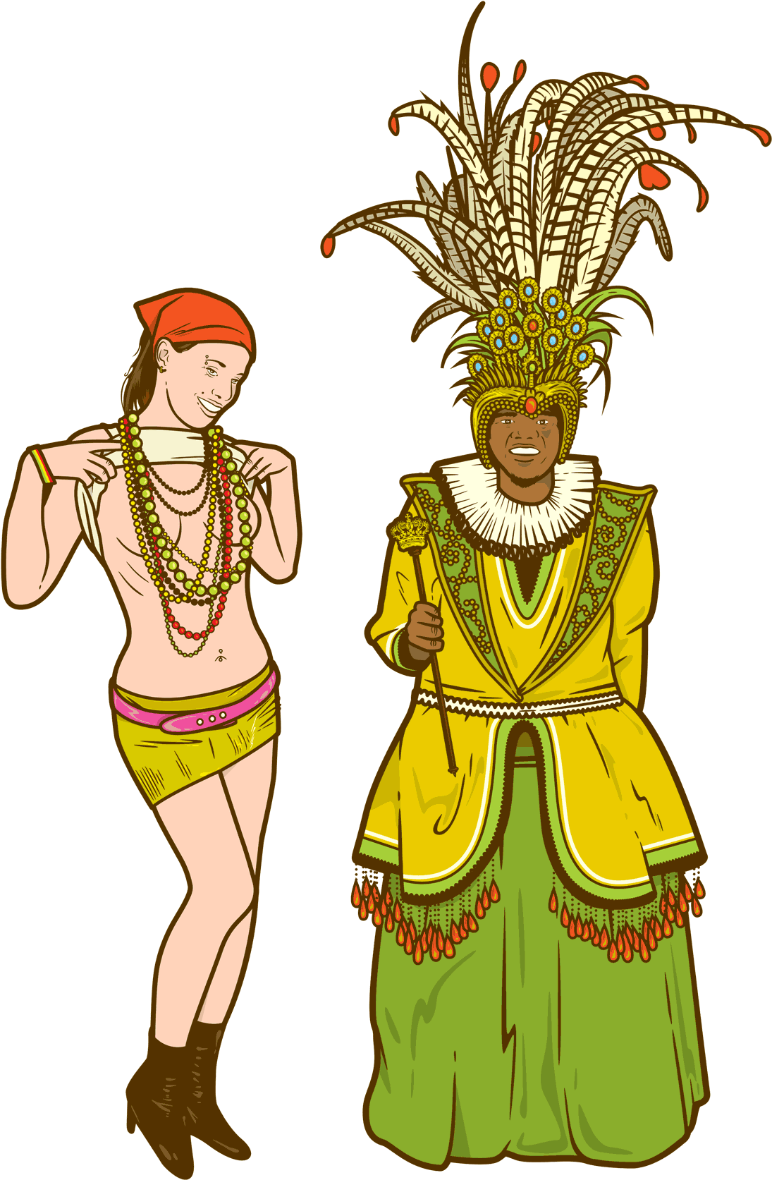 Carnival Drawing (1100x1684), Png Download