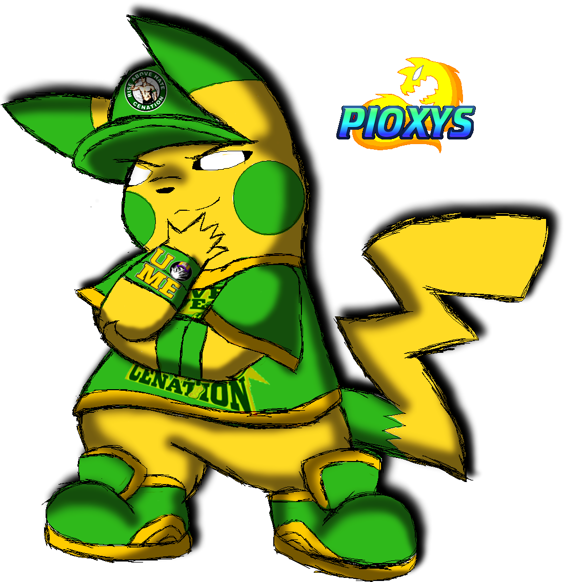 John Pika Cena Transparent Pic (1212x1224), Png Download