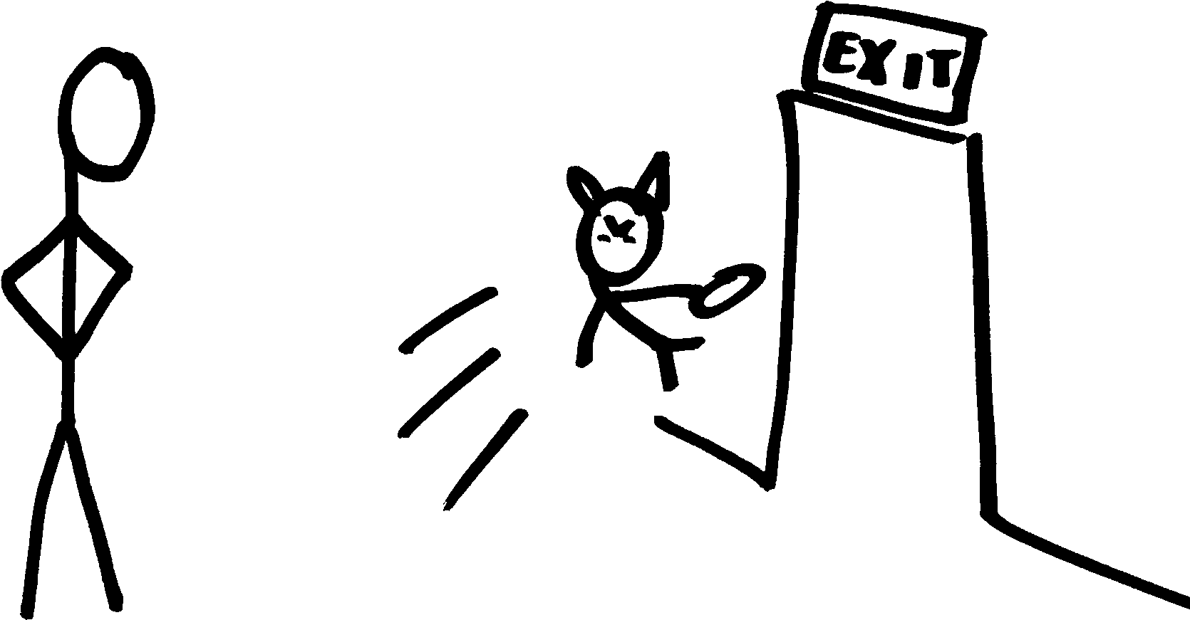 Exit (1813x1028), Png Download
