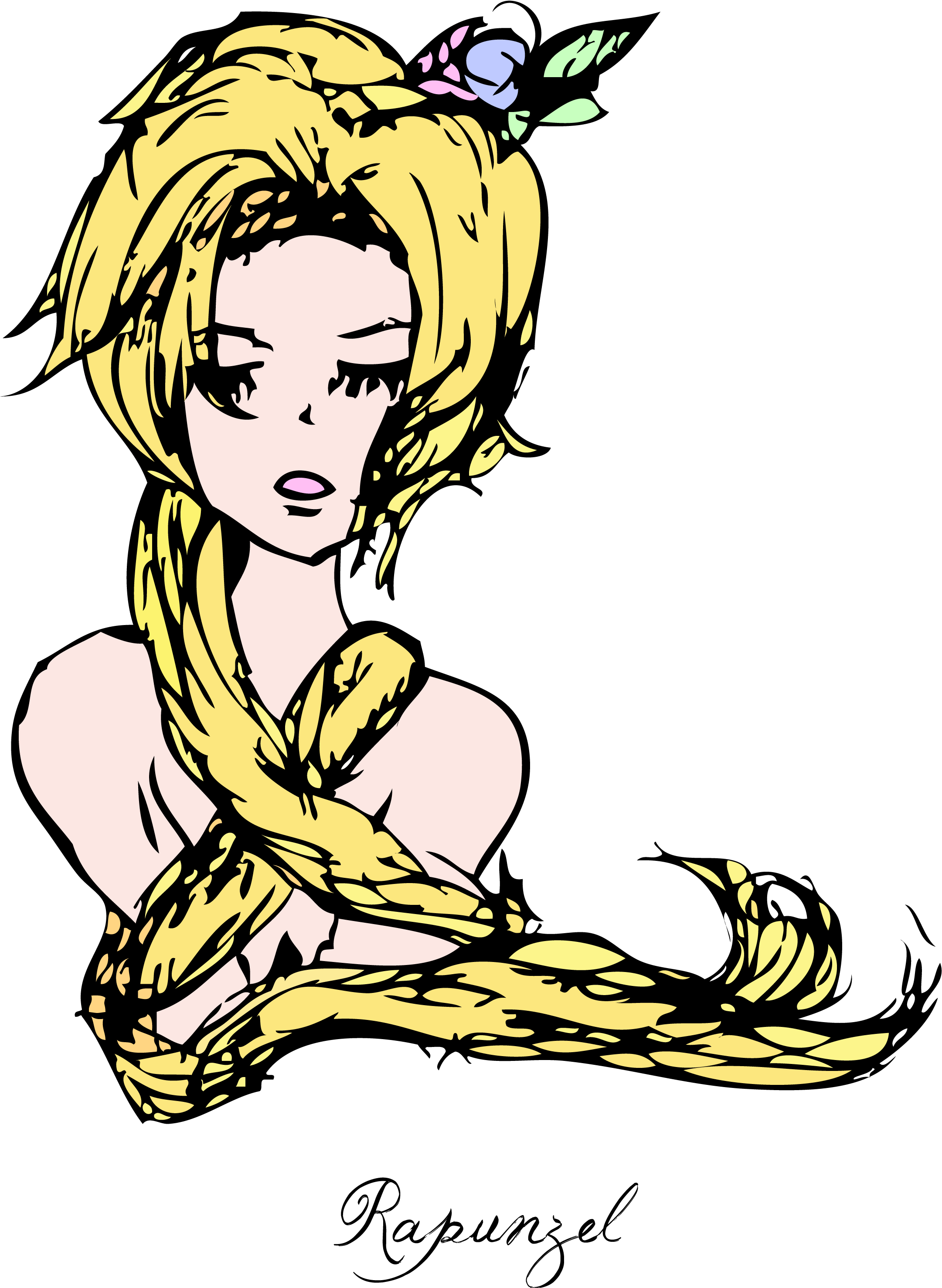 Rapunzel De “enredados” (2500x3333), Png Download