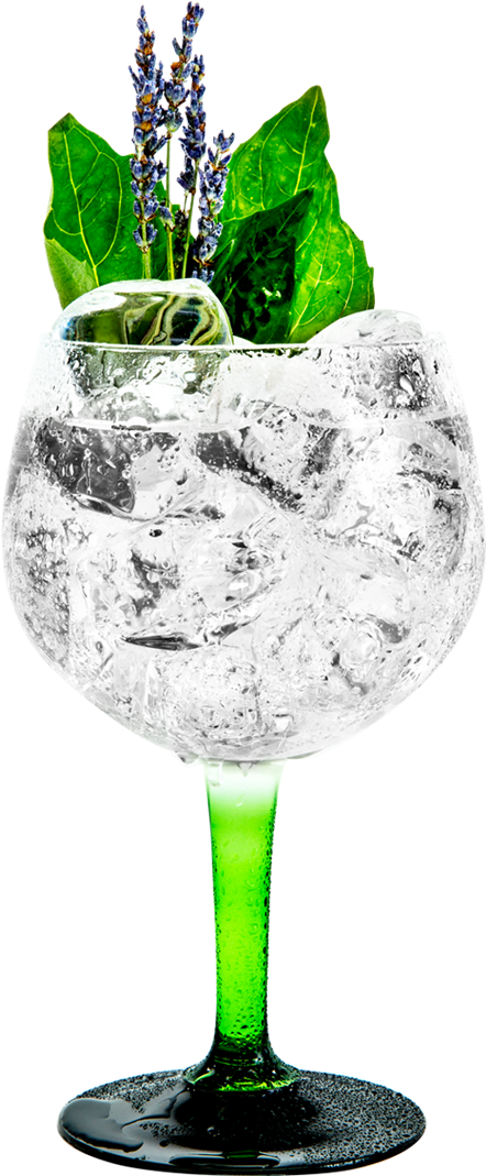 Lavender & Basil Tanqueray & Fever-tree (493x1078), Png Download