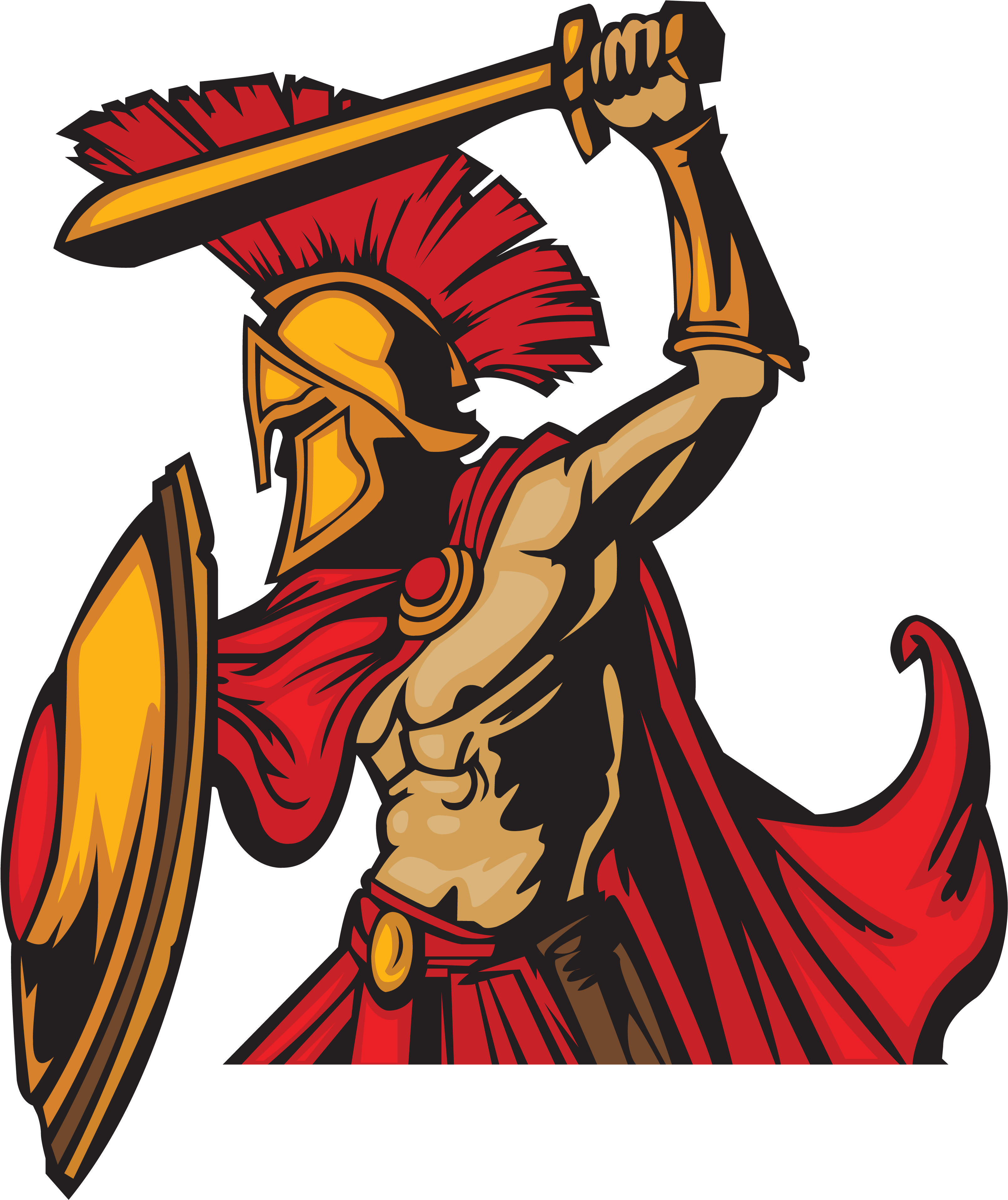 Spartan Army Warrior Clip Art (3219x3832), Png Download