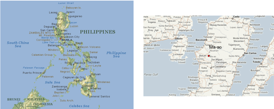 Bacolod City , On The Island , Negros, Is In The Center (915x364), Png Download