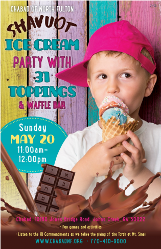 Ice Cream Party With 31 Toppings And Waffle Bar (729x486), Png Download