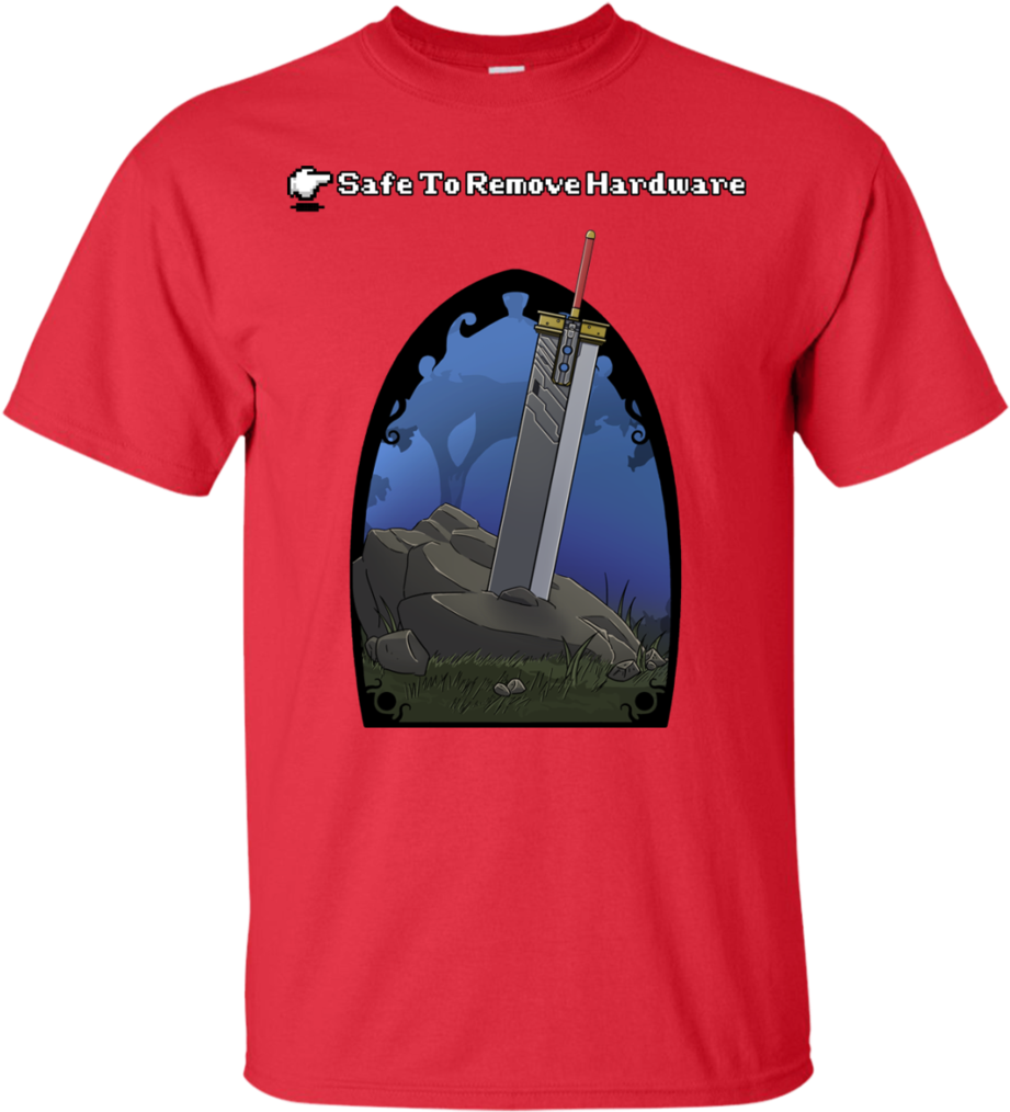 Buster Sword T-shirt (1024x1024), Png Download