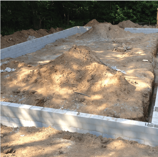 Concrete Block Footings & Foundations Concrete Block (700x500), Png Download