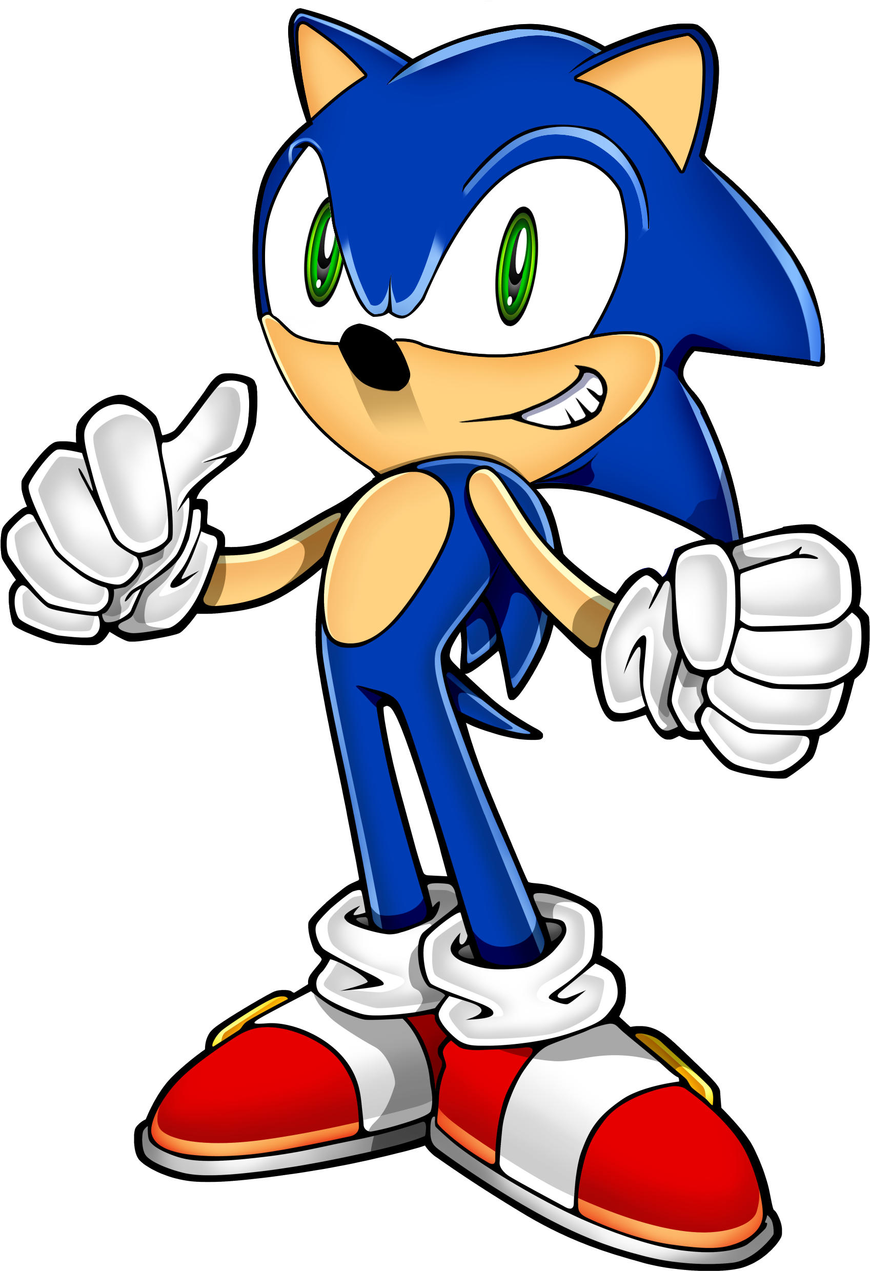Modern School House Sonic (1724x2478), Png Download