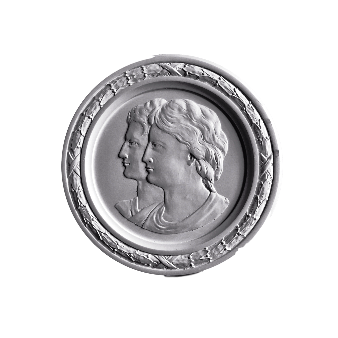 Plaster Cameo Louisxvi 12 1/4" Dia X 1 1/8" Rlf (1400x1400), Png Download