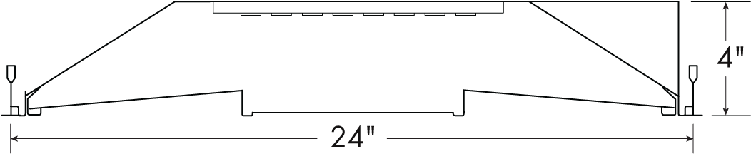 Hpr-led Dimensions And Light Engine (1300x444), Png Download